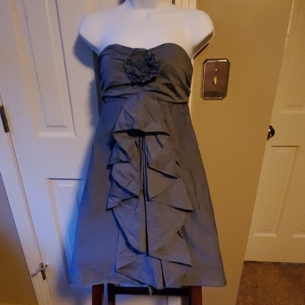 J. Crew strapless ruffled dress, size 2